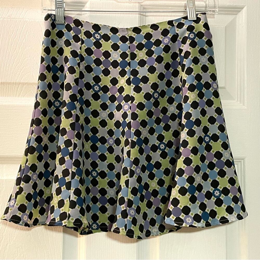 3/$24 || {No Label} Multi Print Flared Skirt - Size Unknown